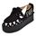 RoseG Femmes Creepers Cuir Lacets Baskets Chaussur