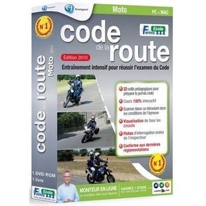 LOGICIEL CULTURE - LOISIR CODE DE LA ROUTE MOTO 2010 / Logiciel PC de format