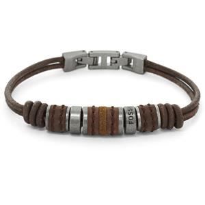 BRACELET , GOURMETTE JF00900797 , Bijou Bracelet Homme , Marron. \u2039\u203a