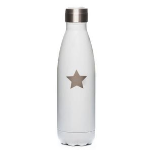 YOKO DESIGN Bouteille Phosphorescente PM 260 ml blanc étoile beige