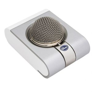 BLUE MICROPHONES Microphone USB SNOWFLAKE - Port USB - 44.1 kHz/16 bit - 35Hz ? 20kHz - Argent - PC / MAC