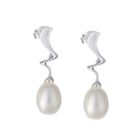 BOUCLE D OREILLE NACRE DE PERLE Boucles d'Oreilles