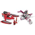 JEU ASSEMBLAGE CONSTRUCTION Power Rangers - Combat Du Ranger Samuraï Rouge