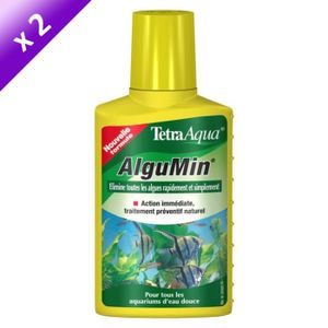 TETRA Lot de 2 AlguMin pour aquarium 100ml