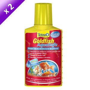 TETRA Lot de 2 Goldfish AquaSafe 100ml