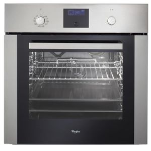 WHIRLPOOL AKZ598IX - Four électrique encastrable multifonction - Chaleur pulsée - 60L - Pyrolyse - A - Inox