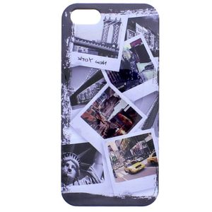 TNB Coque pour iPhone 5 / 5S + protection d'écran - Rigide