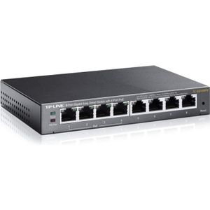 TP-LINK - TL-SG108PE - Switch PoE de bureau 8 ports Gigabit dont 4 ports PoE