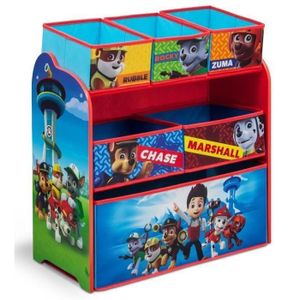 PAT PATROUILLE - Meuble de rangement enfant jouets 6 bacs