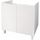 POP Meuble sous-évier L 80 cm - Blanc brillant