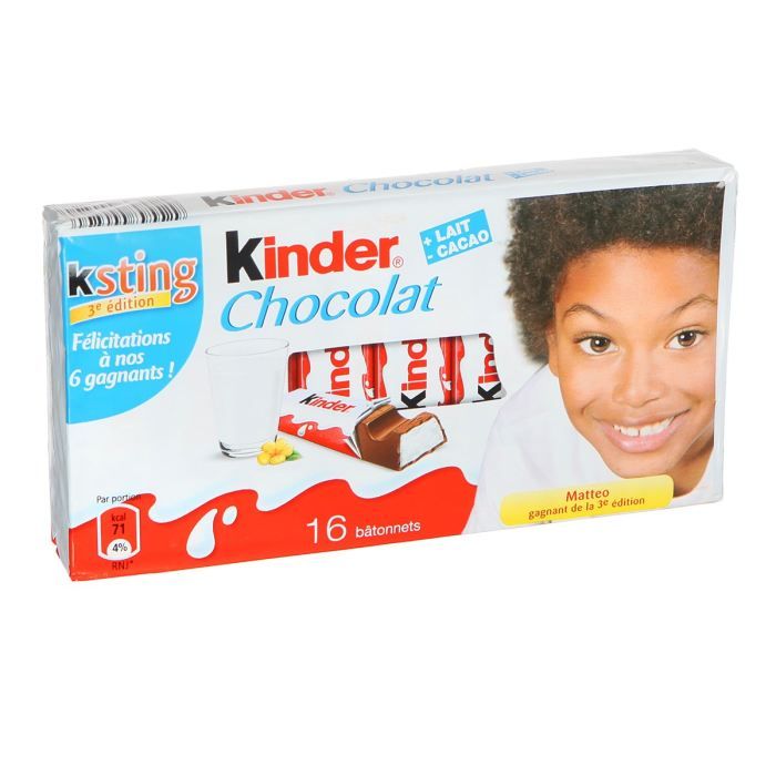 Kinder chocolat x16 kinder Achat / Vente chocolat enfant KINDER