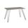 ISI MAR Table de jardin Menorca 140 x 80 cm - Gris