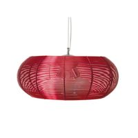 LUSTRE - SUSPENSION - PLAFONNIER Suspension Oval alu rouge