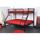 STRUCTURE DE LIT JAZZ Lits superposés 90 et 140cm noir métal