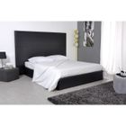STRUCTURE DE LIT SKIN Lit 140x190 noir