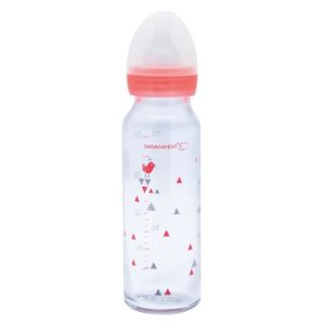 BEBE CONFORT Biberon Verre 240 Ml Silicone T1 - Sport