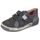 Baskets garcon a scratchs noir 141580A - Garvalin