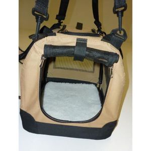 Cage de transport pliable en plastique - 60x42x42 cm - Pour chien ou chat