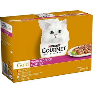 GOURMET Boîte Gold Double Délice Pour Chat 12x85g
