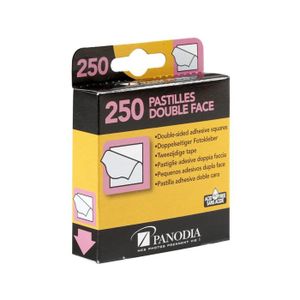 PANODIA Boîte de 250 pastilles adhésives double-face
