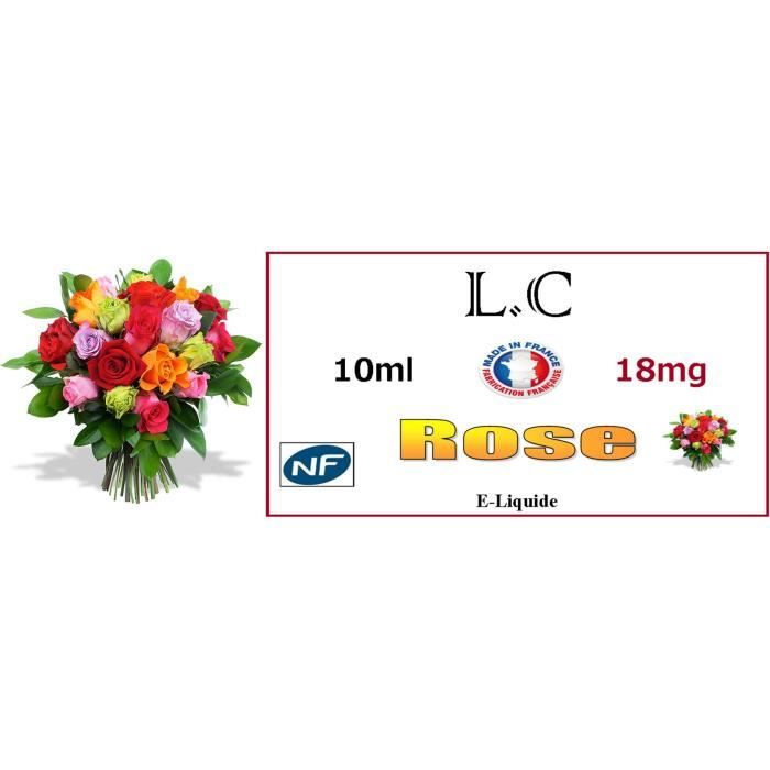 Les descriptifs sur les sites de vente E-liquide-l-c-rose-18mg
