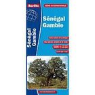 TOURISMES / VOYAGES Senegal, gambie - carte routiere et touristique