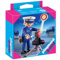 UNIVERS MINIATURE COMPLET Playmobil Policier et radar