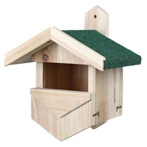 Nichoir pour les oiseaux nichant dans les cavités 25 × 31 × 21 cm