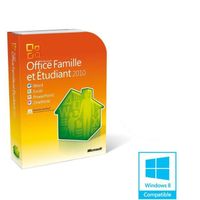 LOGICIEL BUREAUTIQUE - UTILITAIRE Office Famille et Etudiant 2010 (3 PC - DVD)