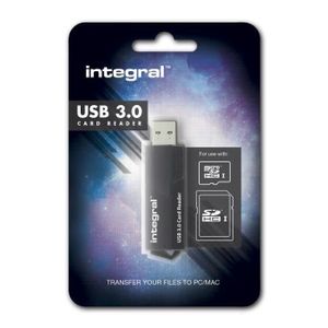 Integral Lecteur de carte mémoire externe USB 3.0 - Micro SD et SD