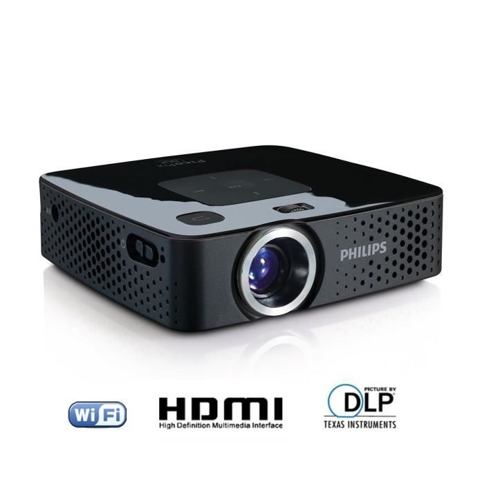 PHILIPS PPX3407 Pico Projecteur HDMI vidéoprojecteur, prix pas cher