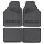 Jeu de 4 tapis SPARCO logo SPC gris et noir
