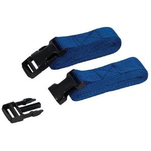 SILVERLINE Sangles 2 m x 25 mm avec boucle clip Polyéthyl?ne Lot de 2