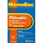 SCOLAIRE / UNIVERSITAIRES PHILOSOPHIE TERMINALE ; PHILOSOPHIE TERMINALE ; ME