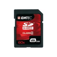 CARTE MEMOIRE EMTEC SDHC 8GB