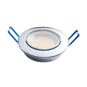 Spot encastrable LED diam?tre 8,2 cm 4W équivalent ? 40W chrome