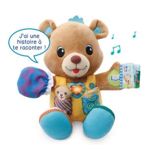 VTECH Peluche Gaspard 1/2/3 - Habille-moi