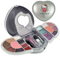 Palette Maquillage Cœur Hello Kitty - 23 pièces Palette Maquillage Cœur Hello Kitty - 23 pièces