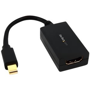 STARTECH Adaptateur vidéo Mini DisplayPort vers HDMI - Convertisseur Mini DP vers HDMI - M/F - 1920x1200 / 1080p - Noir