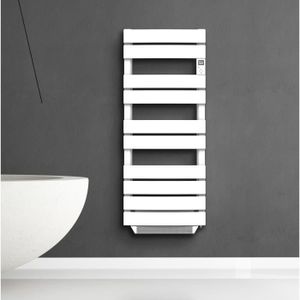 CARRERA Pluton LCD 750 + 1000 watts soufflerie - Radiateur S?che-serviettes électrique - barres plates asymétriques