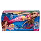 POUPEE-POUPON Barbie - Sirène Royale - Blonde / rose
