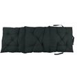 COUSSIN - HOUSSE DE COUSSIN  Matelas futon futé noir