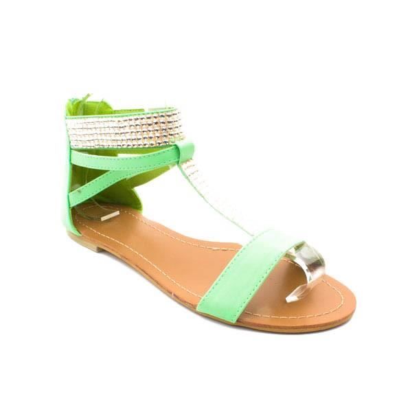 nu pied tresse dorée