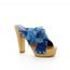 SANDALE - NU-PIEDS  Chaussure femme Sabot PLUME Bleu