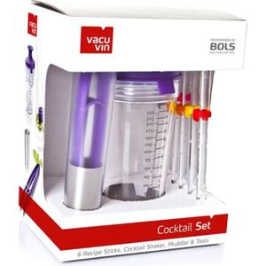 SHAKER - SET COCKTAIL Coffret Cocktail Vacuvin SHAKER - SET COCKTAIL Coffret Cocktail Vacuvin