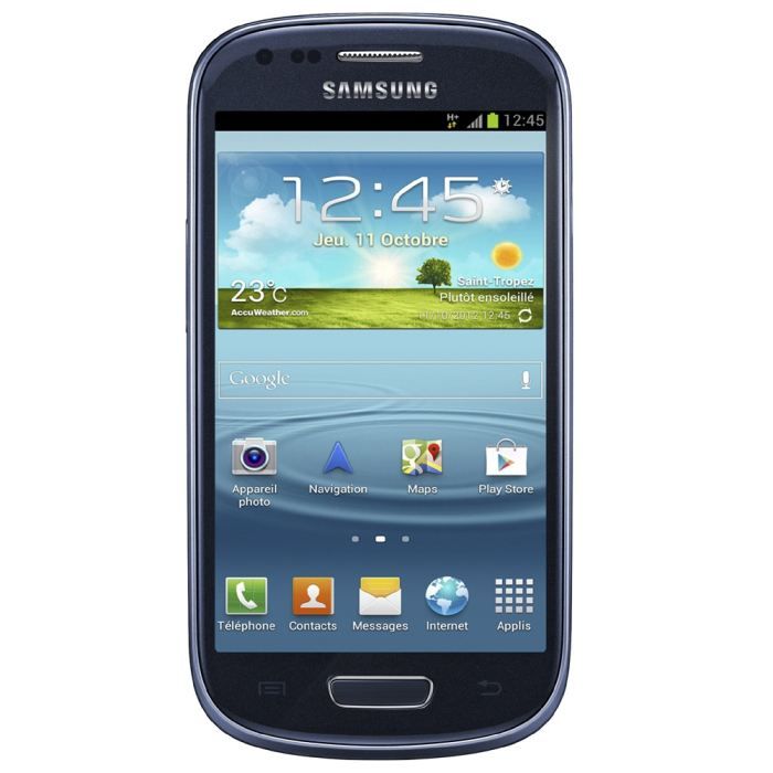 samsung galaxy s3 mini i8190 bleu smartphone, prix pas cher Soldes
