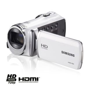 CAMÉSCOPE NUMÉRIQUE SAMSUNG F90 Caméscope - Blanc - HD 1280 x 720 p