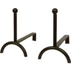 ACCESSOIRES CHEMINEE Lot de 2 chenets