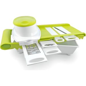 JOCCA 5578 Mandoline - 5 en 1 - Vert et blanc