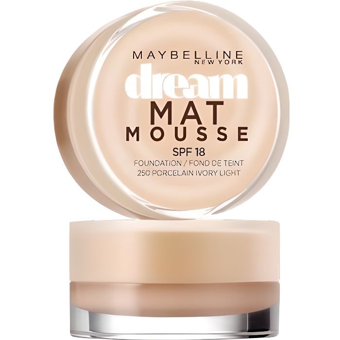 GEMEY MAYBELLINE Dream Mat Mousse Fond de Teint 21 Beige Dore … goo
